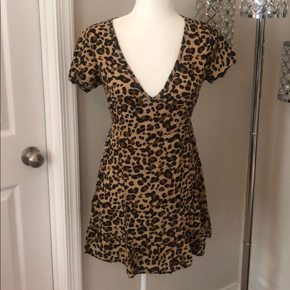 Cheetah mini dress